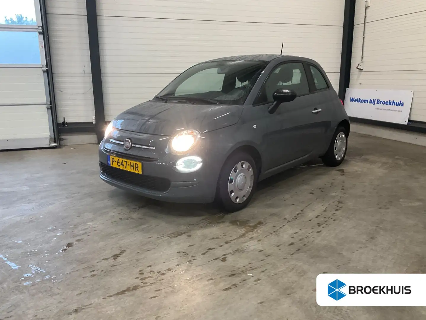 Fiat 500 1.0 Hybrid Cult | Airconditioning | Bluetooth| DAB Grau - 1