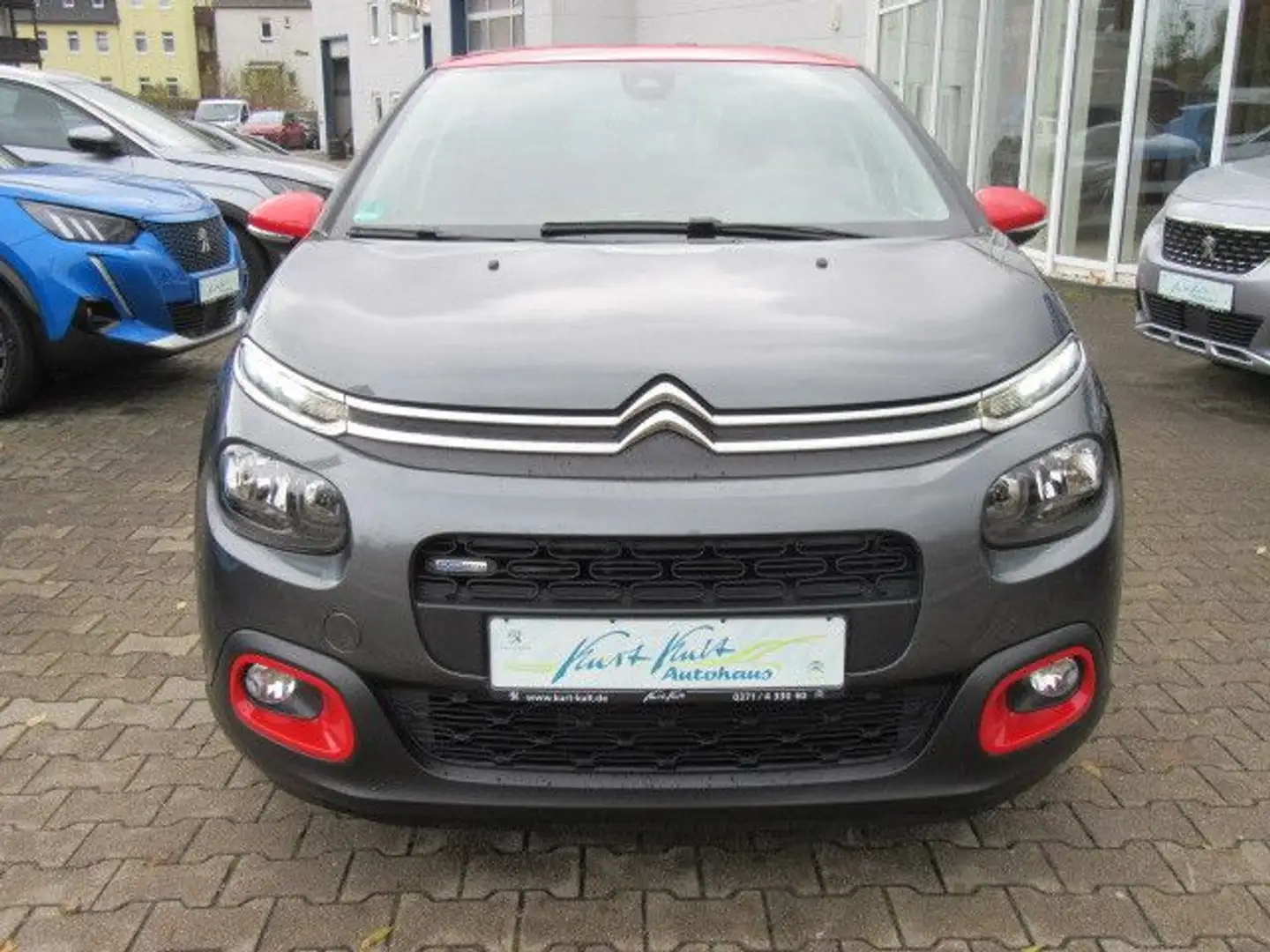 Citroen C3 Feel PureTech 82*Sitzheiz*17" Alufelgen*1.Hd Grigio - 2