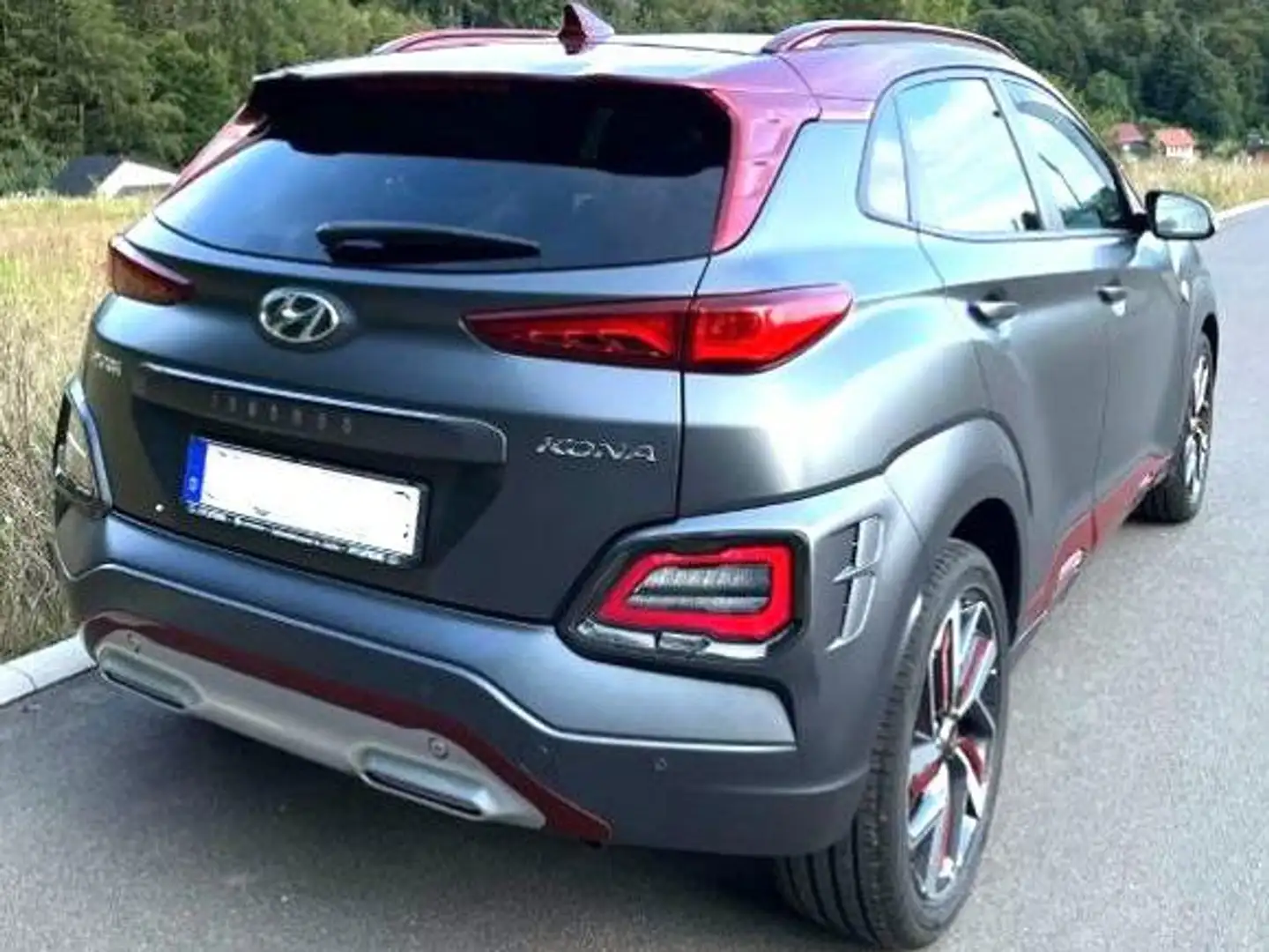 Hyundai KONA Iron Man 4WD bis 29.07. AHK 8fach HUD LED Leder Grijs - 2