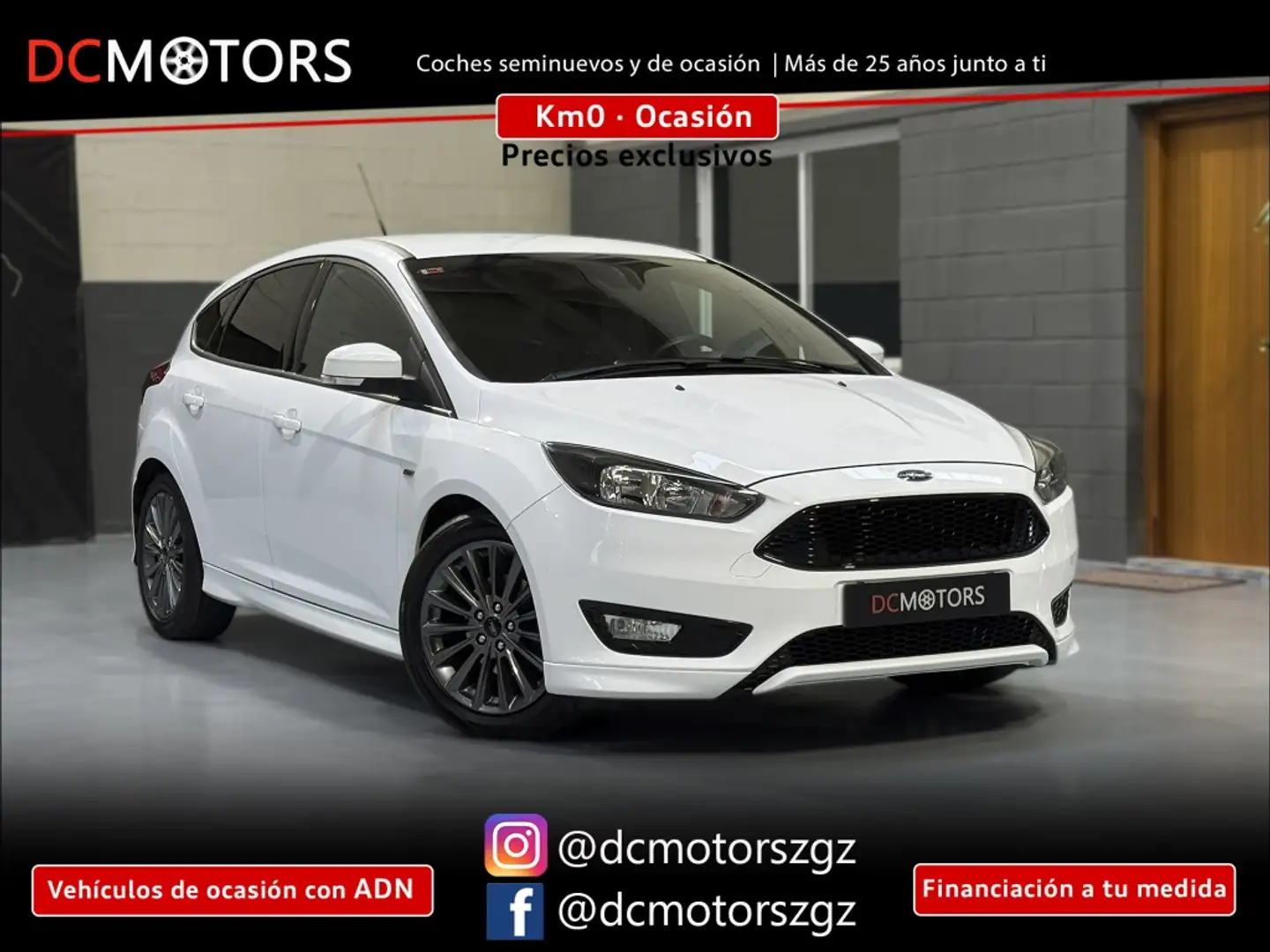Ford Focus 1.0 Ecoboost Auto-S&S ST-Line 125 Blanco - 1