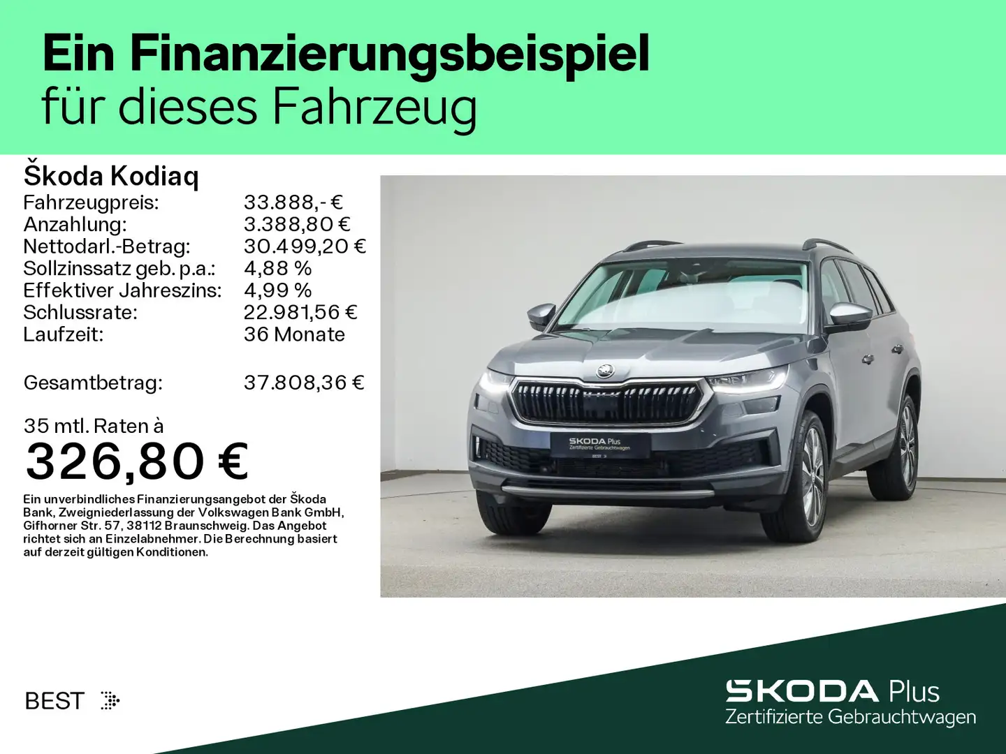 Skoda Kodiaq 2.0 TDI DSG 4x4 Tour*NAVI*AHK*KAMERA*DCC Gris - 2