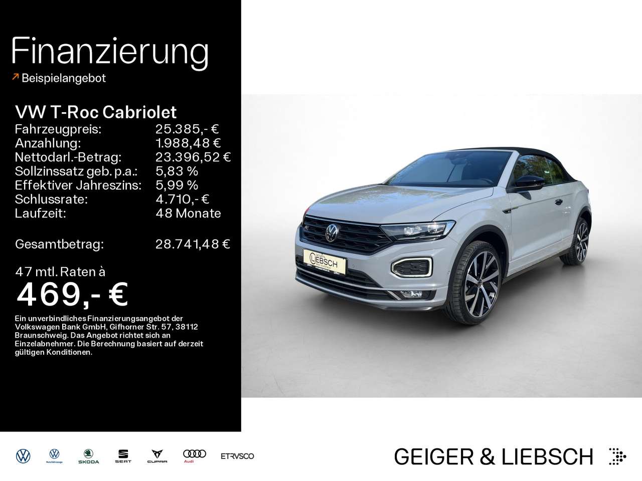 Volkswagen T-Roc — Volkswagen T-Roc R-Line 1.5 l TSI LEDER+AHK+ACC+D