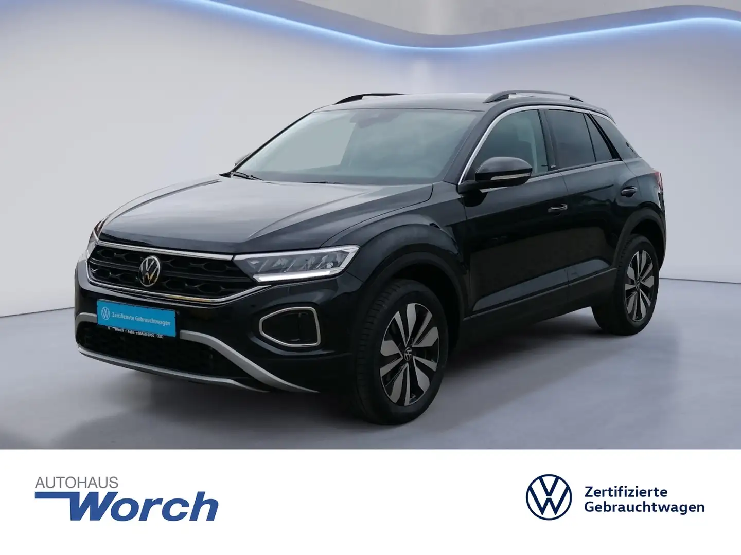 Volkswagen T-Roc 1.5 TSI DSG Move KAMERA+AHK+PARKLENK Zwart - 1