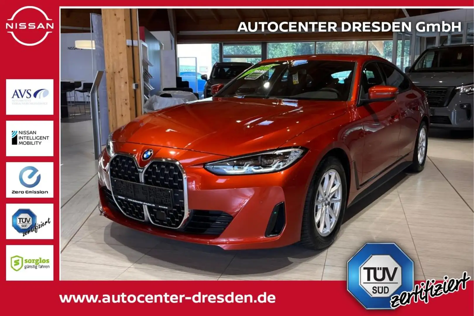 BMW 420 Gran Coupe xDrive Navi Kam StandH KAM LED Orange - 1