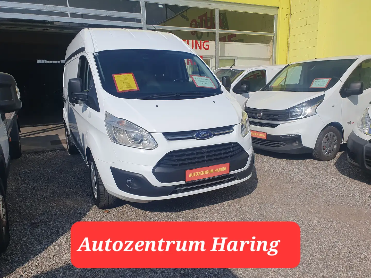 Ford Transit Custom L2 HOCHDACH mit 2 SCHIEBETÜREN NETTO 14.000.- Weiß - 1