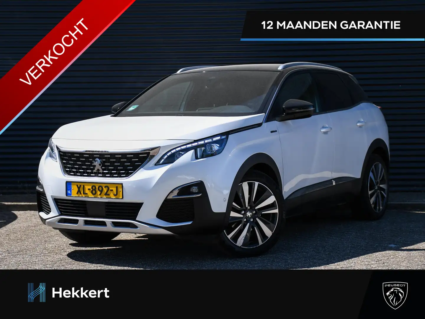 Peugeot 3008 GT Line 1.6 PureTech 180pk Automaat 19''LM | TREKH Wit - 1