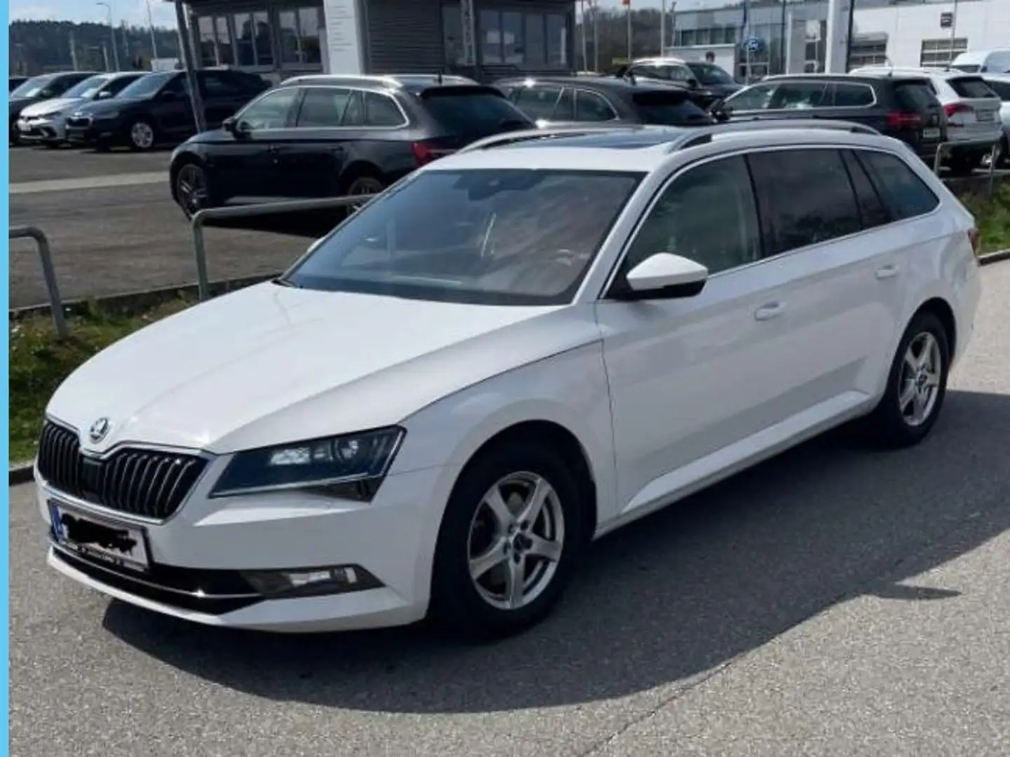 Skoda Superb Superb Kombi 2,0 TDI Style DSG Style Weiß - 2