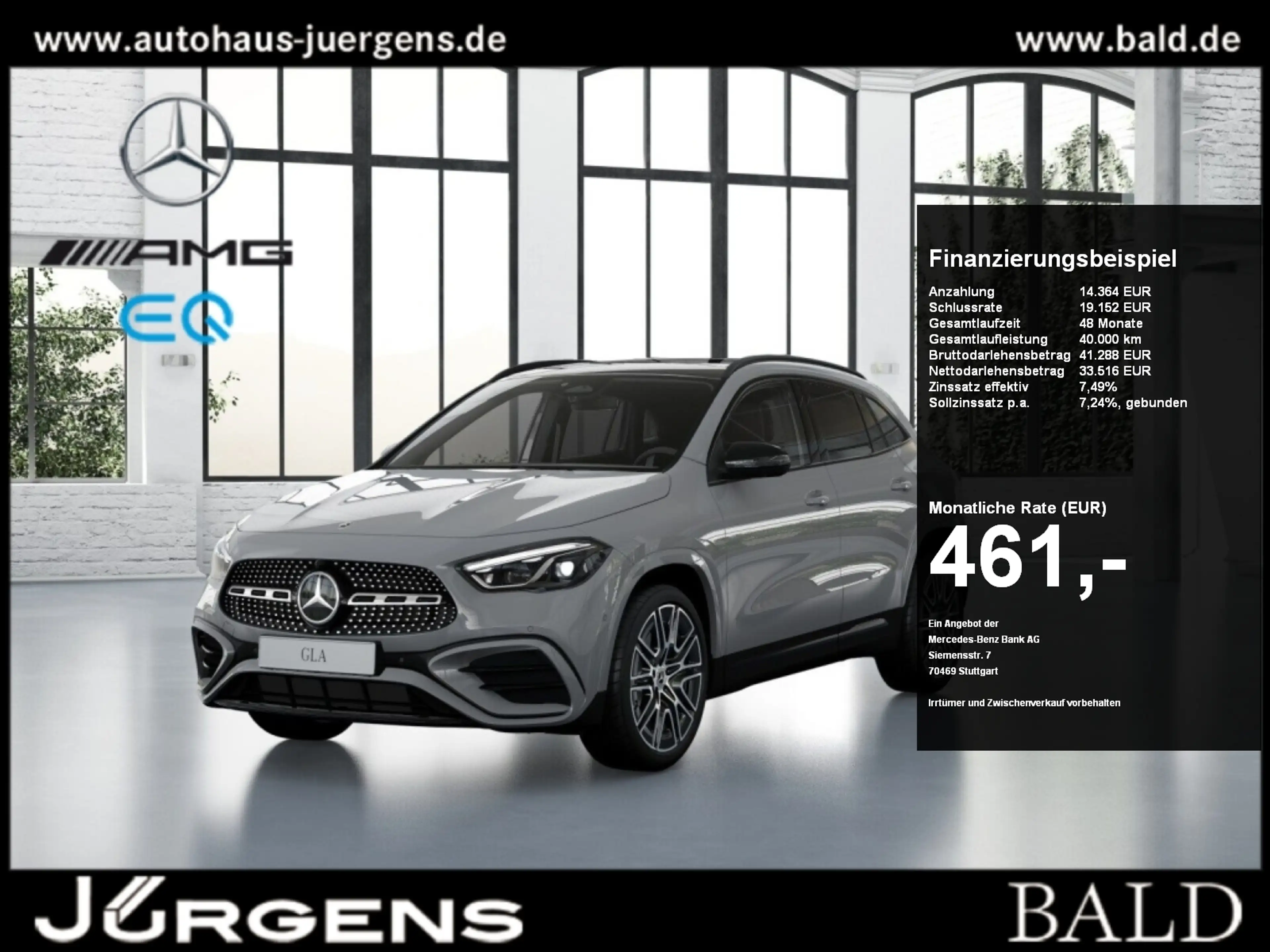 Mercedes-Benz GLA 220 d 4M AMG-Sport/MLB/360/Pano/AHK/Night/20