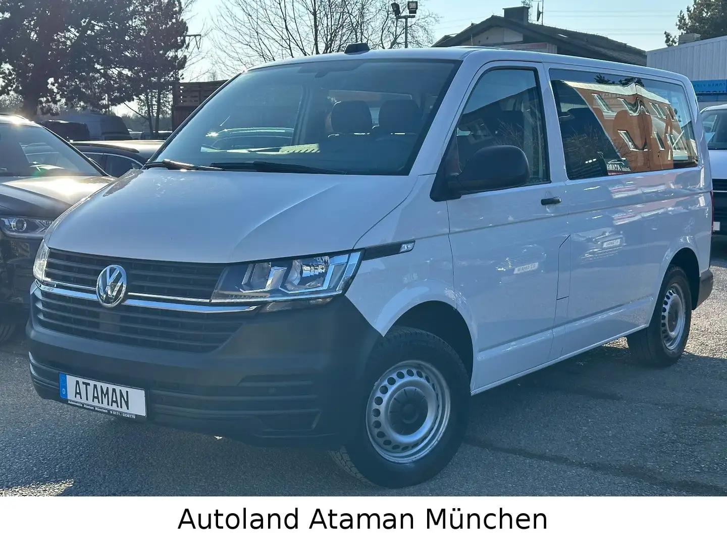 Volkswagen T6 Kombi T6.1 2.0 TDI Kombi *4Motion*/9-Sitze/Leder/Klima Weiß - 2