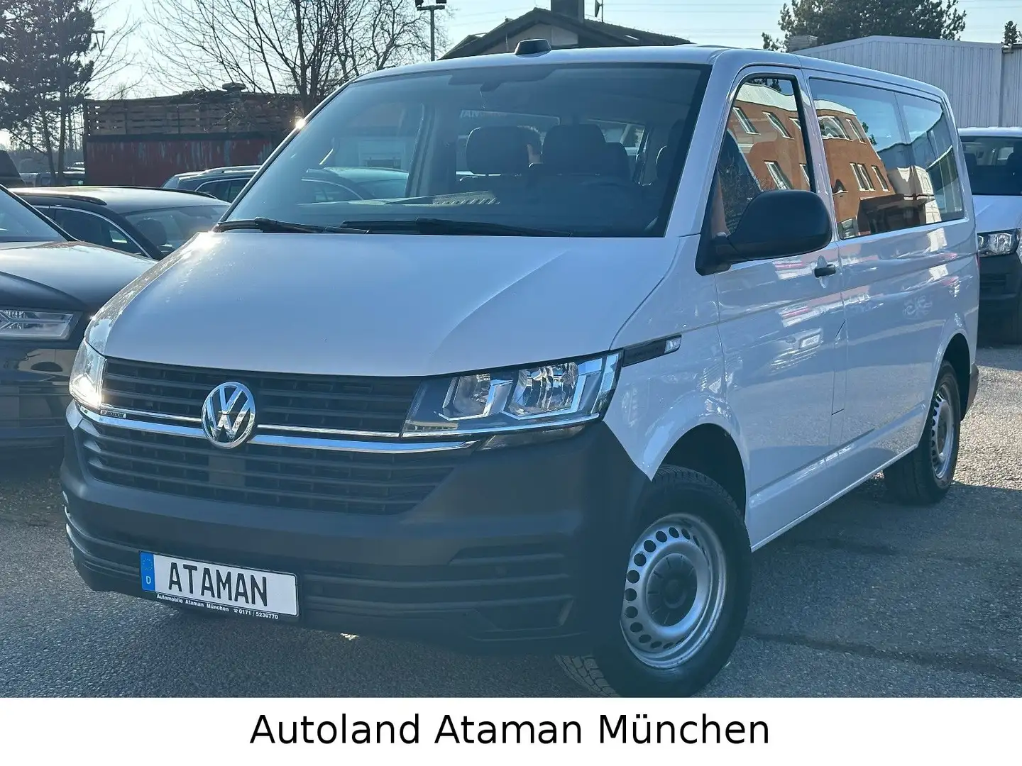 Volkswagen T6 Kombi T6.1 2.0 TDI Kombi *4Motion*/9-Sitze/Leder/Klima Weiß - 1