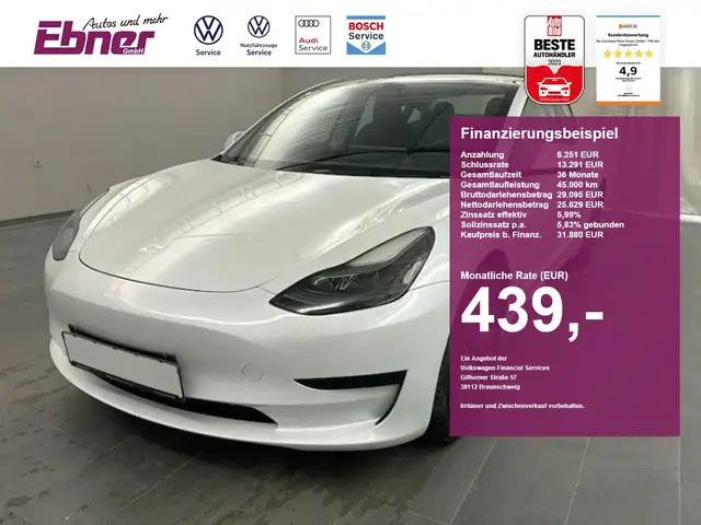 Tesla Model 3 FACELIFT RWD PANO+360GRAD+MATRIX+DOPPELGLAS+18 ALU
