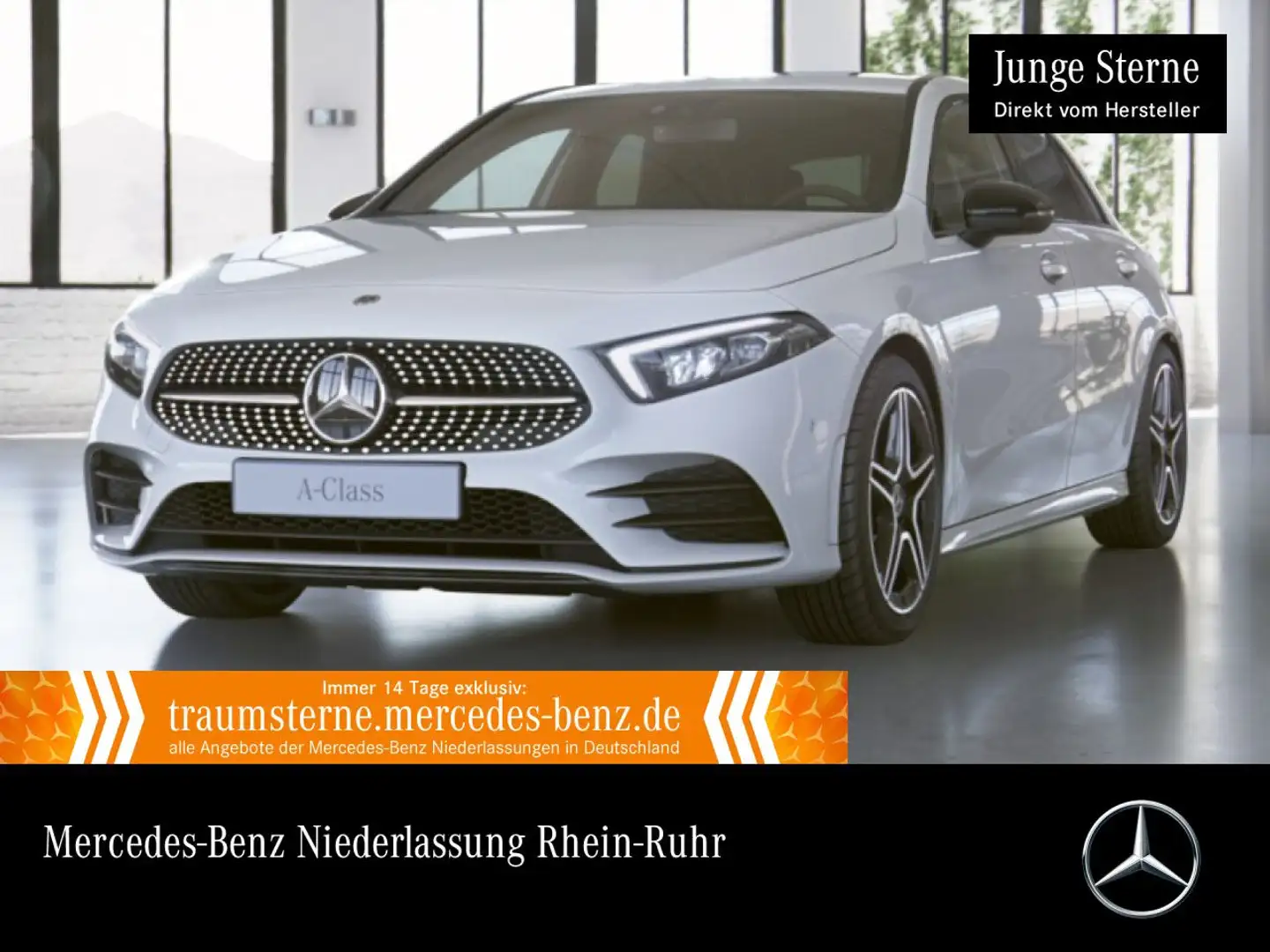 Mercedes-Benz A 180 AMG+NIGHT+LED+KAMERA+7G Weiß - 1