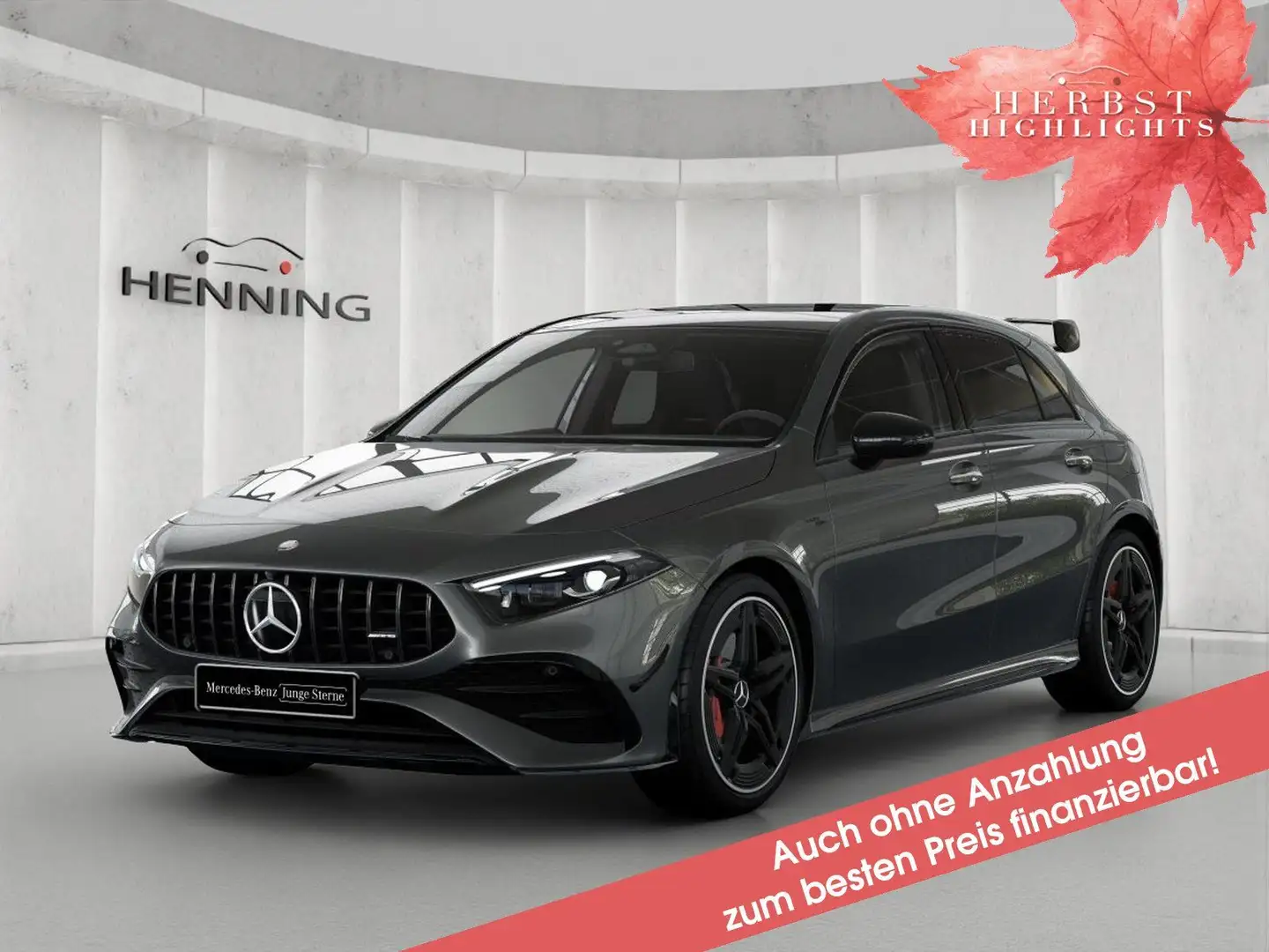 Mercedes-Benz A 35 AMG 4M Night Aerodynamik Sthzg Pano Totwin. Grau - 1