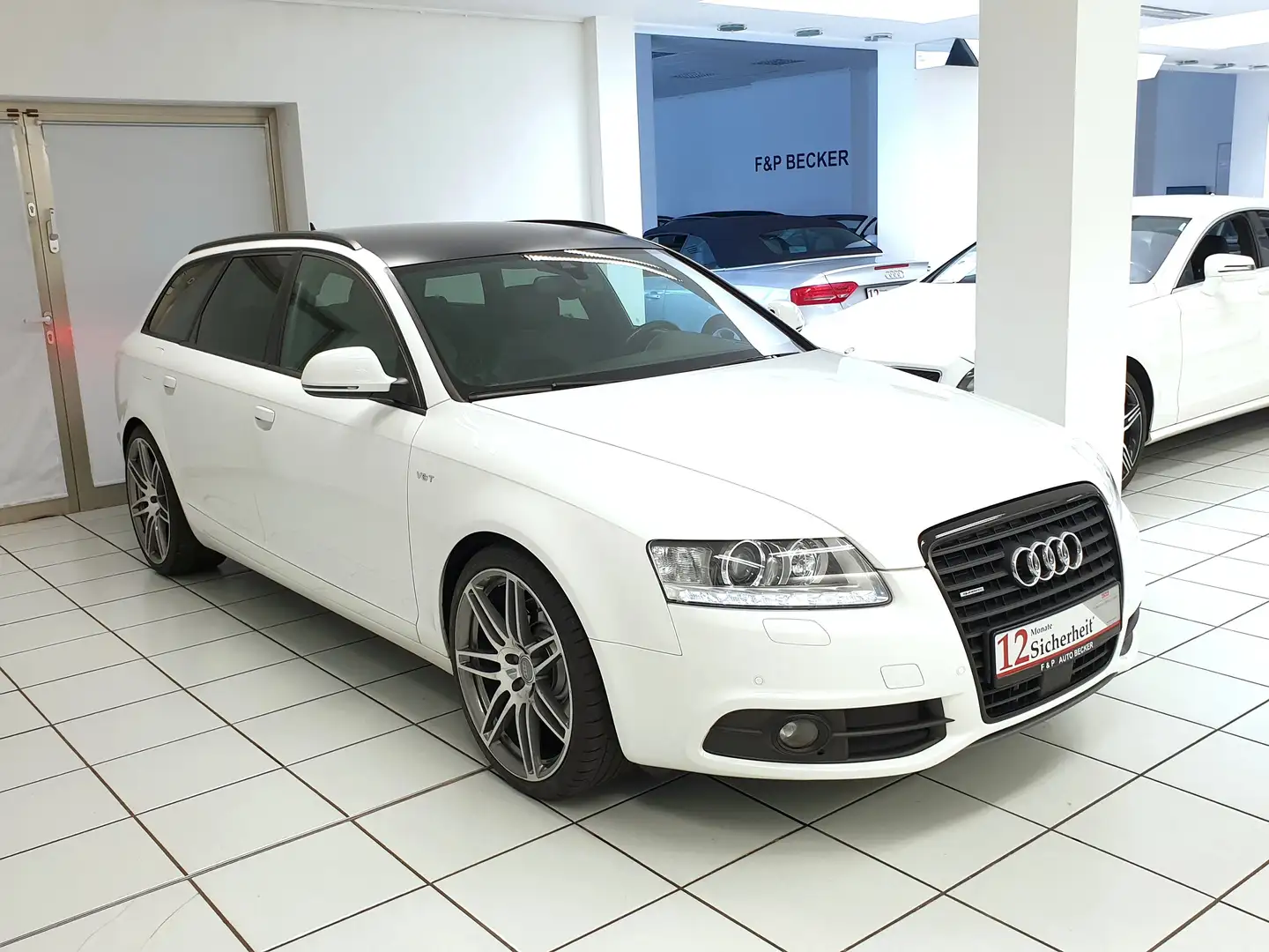 Audi A6 Avant 3.0 TFSI Quattro ABT 411PS Scheckheft AUDI Blanco - 2
