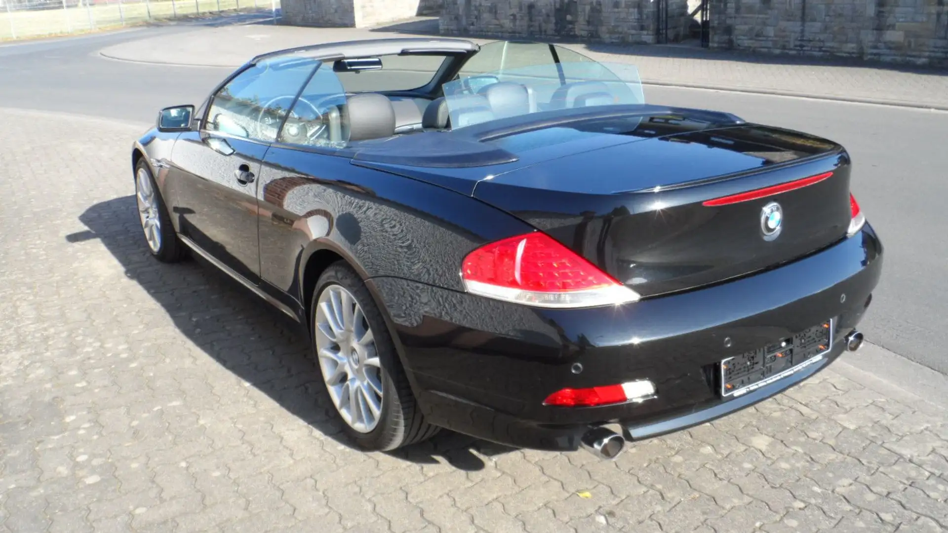 BMW 645 CI Cabrio Individual 19" Alu, orig 94tkm TOP Noir - 2