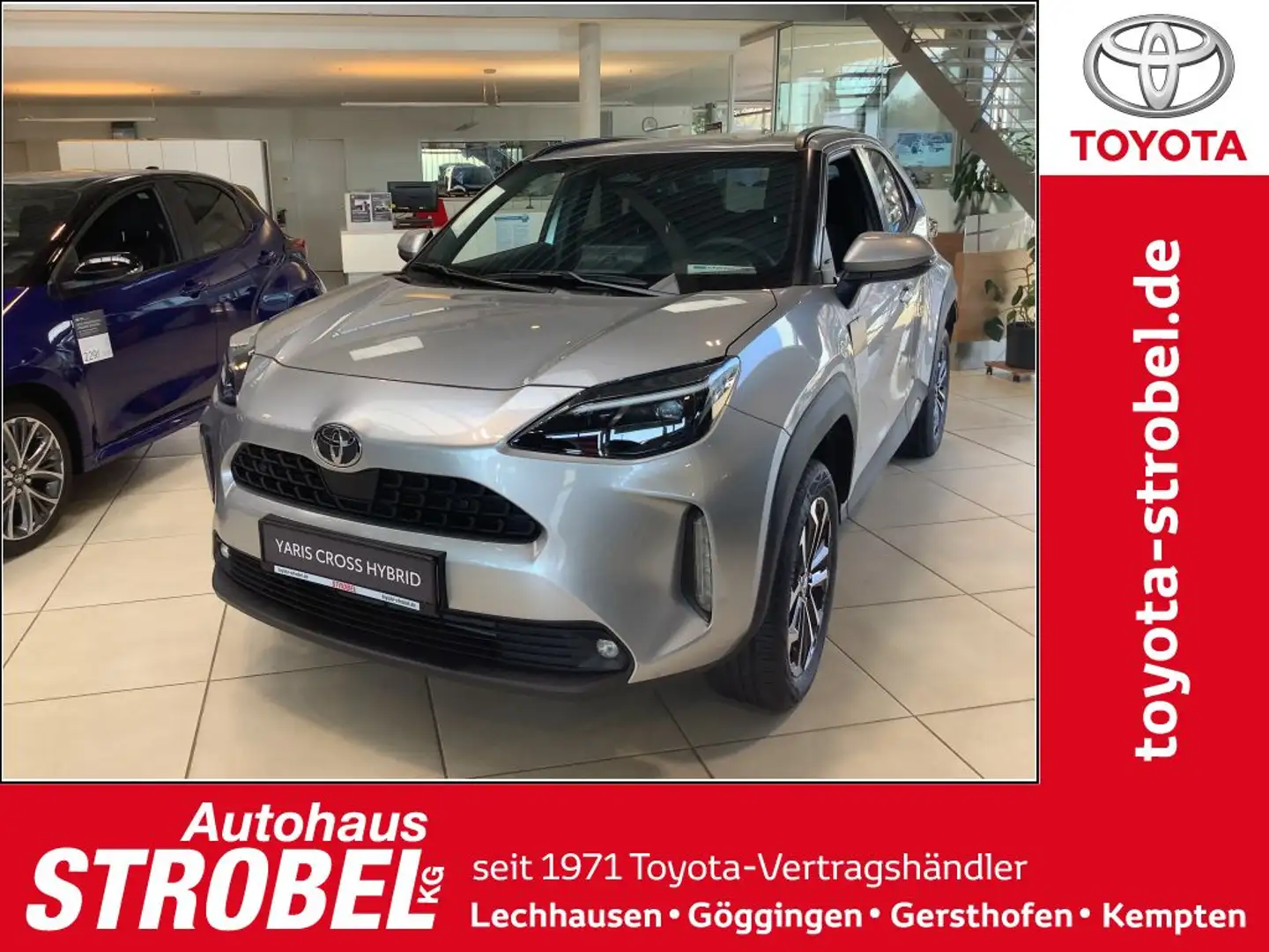 Toyota Yaris Cross Hybrid 130 1.5 VVT-i Teamplayer (XPB1) Silber - 1