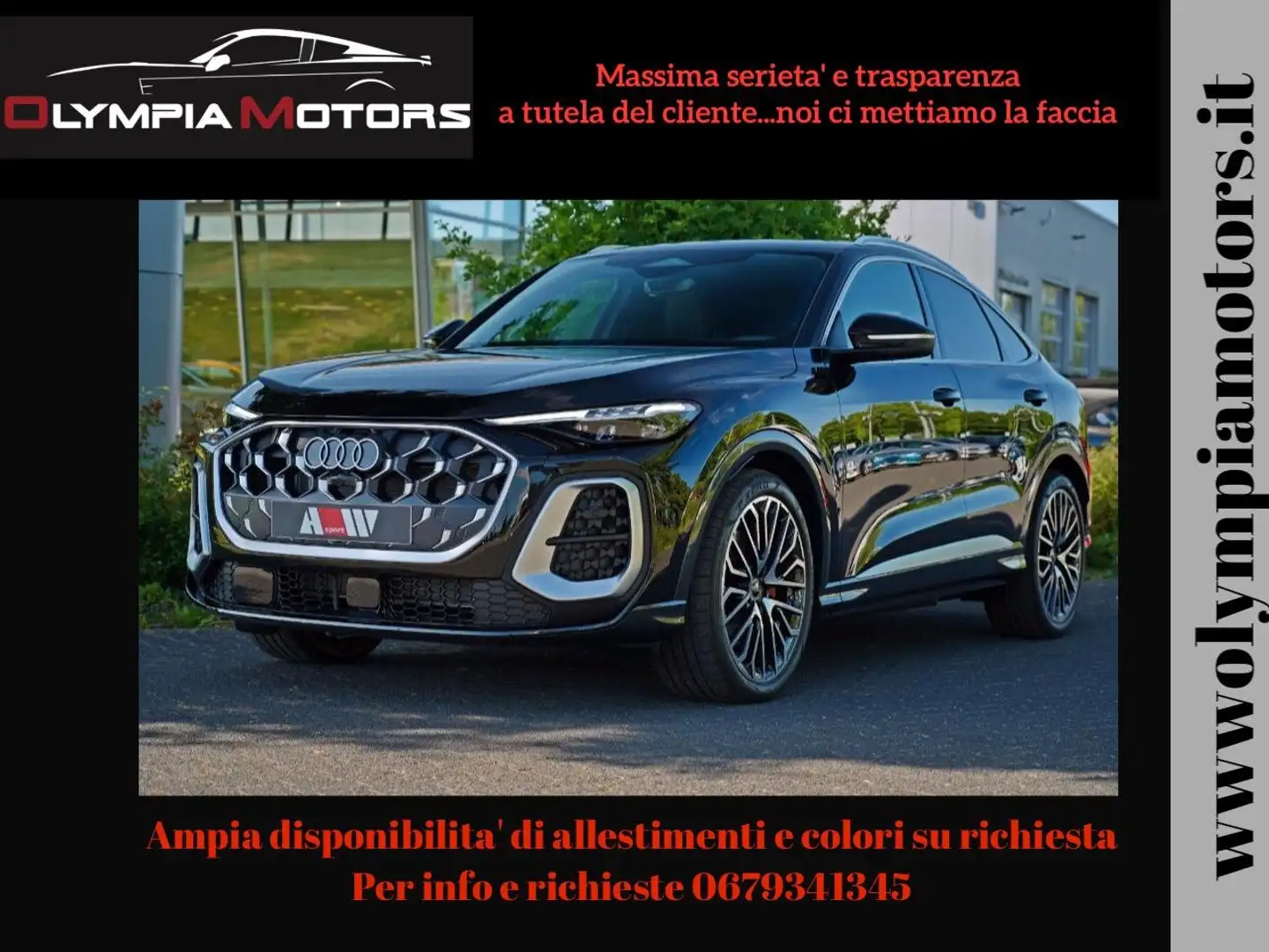 Audi SQ5 3.0 TFSI SPORTBACK NAVI TETTO KAMERA 21 MATRIX Nero - 1
