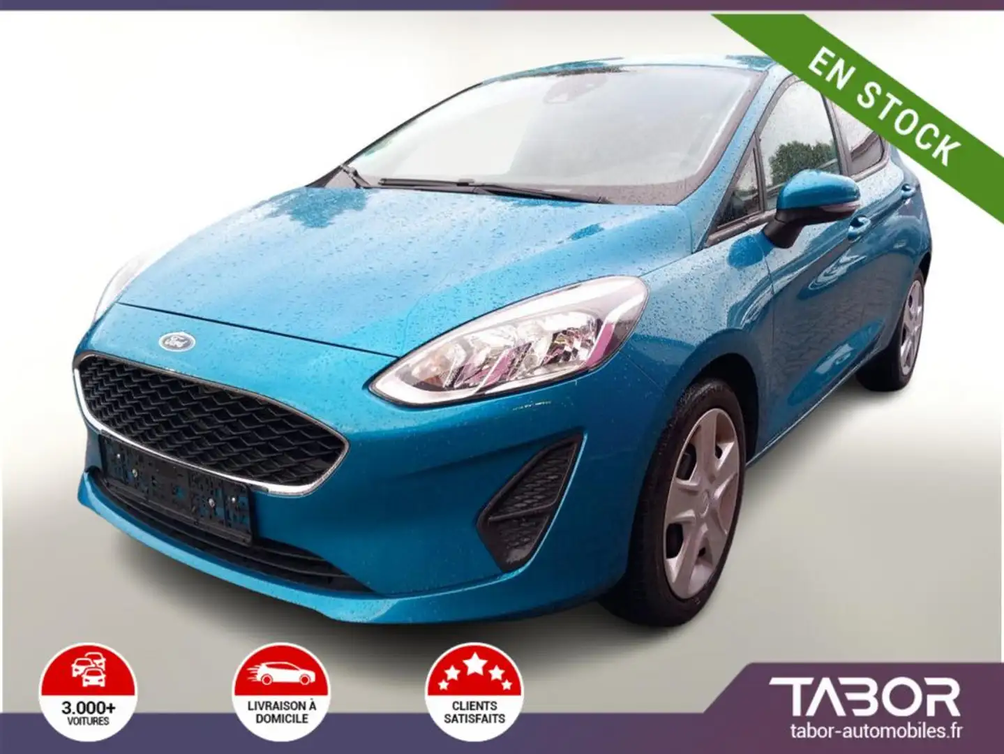 Ford Fiesta 1.1 85 Cool&Connect radars Bleu - 1