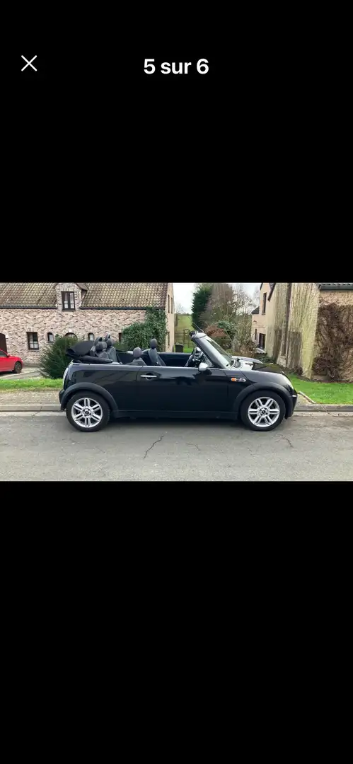 MINI One Cabrio Mini Cabriolet 1.6i 16v One Zwart - 1