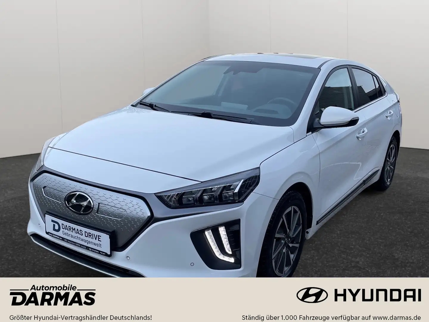 Hyundai IONIQ Ioniq EV Prime ACC Navi LED Leder SHZ LHZ uvm. Weiß - 1