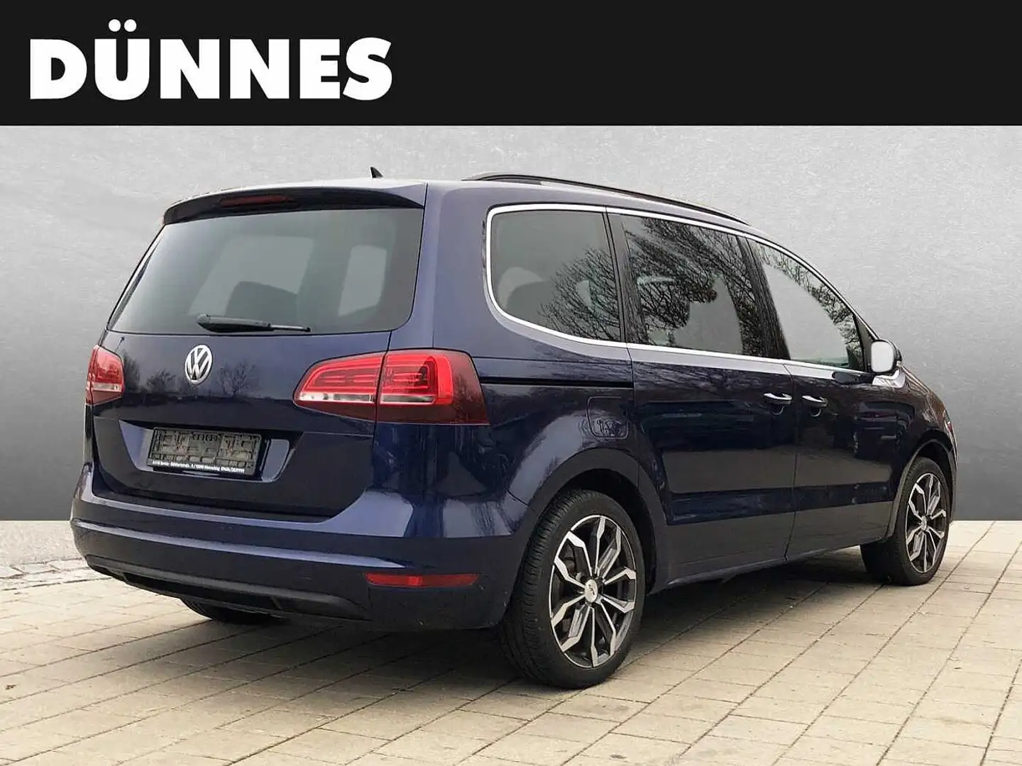 Volkswagen Sharan 2.0 TDI Comfortline *7-Sitzer* Blau - 2