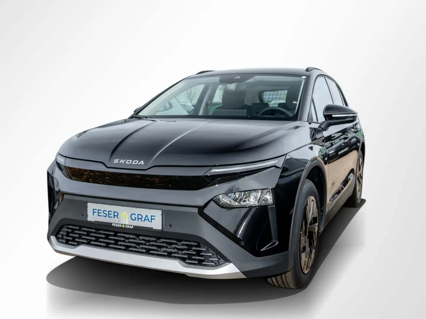 Skoda Elroq 50 Tour RFK/PDC/LED/TOT/SHZ/NAVI/TEMP Noir - 1