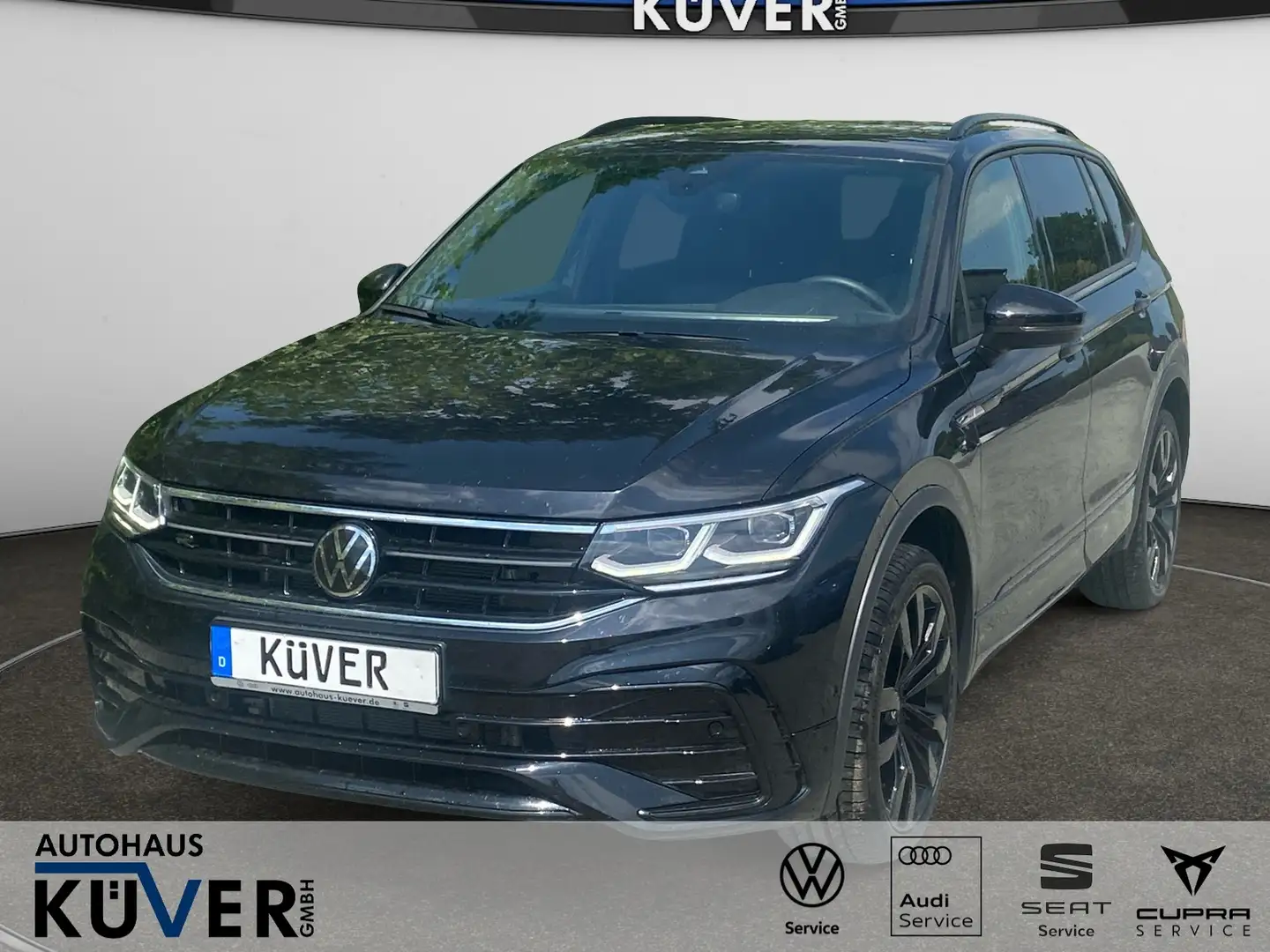 Volkswagen Tiguan Allspace R-Line 2,0 TDI DSG 4M+Pano+Navi Schwarz - 1