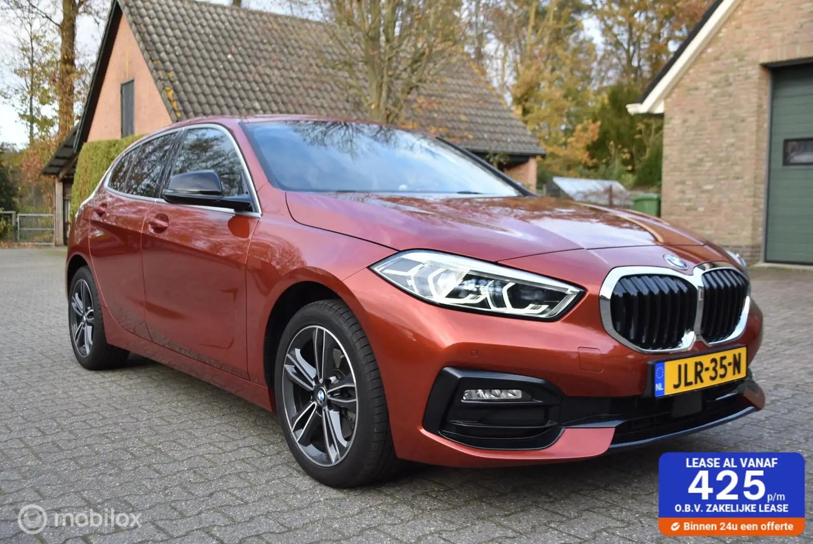 BMW 118 1-serie 118i Sport Line Aut Orange - 1