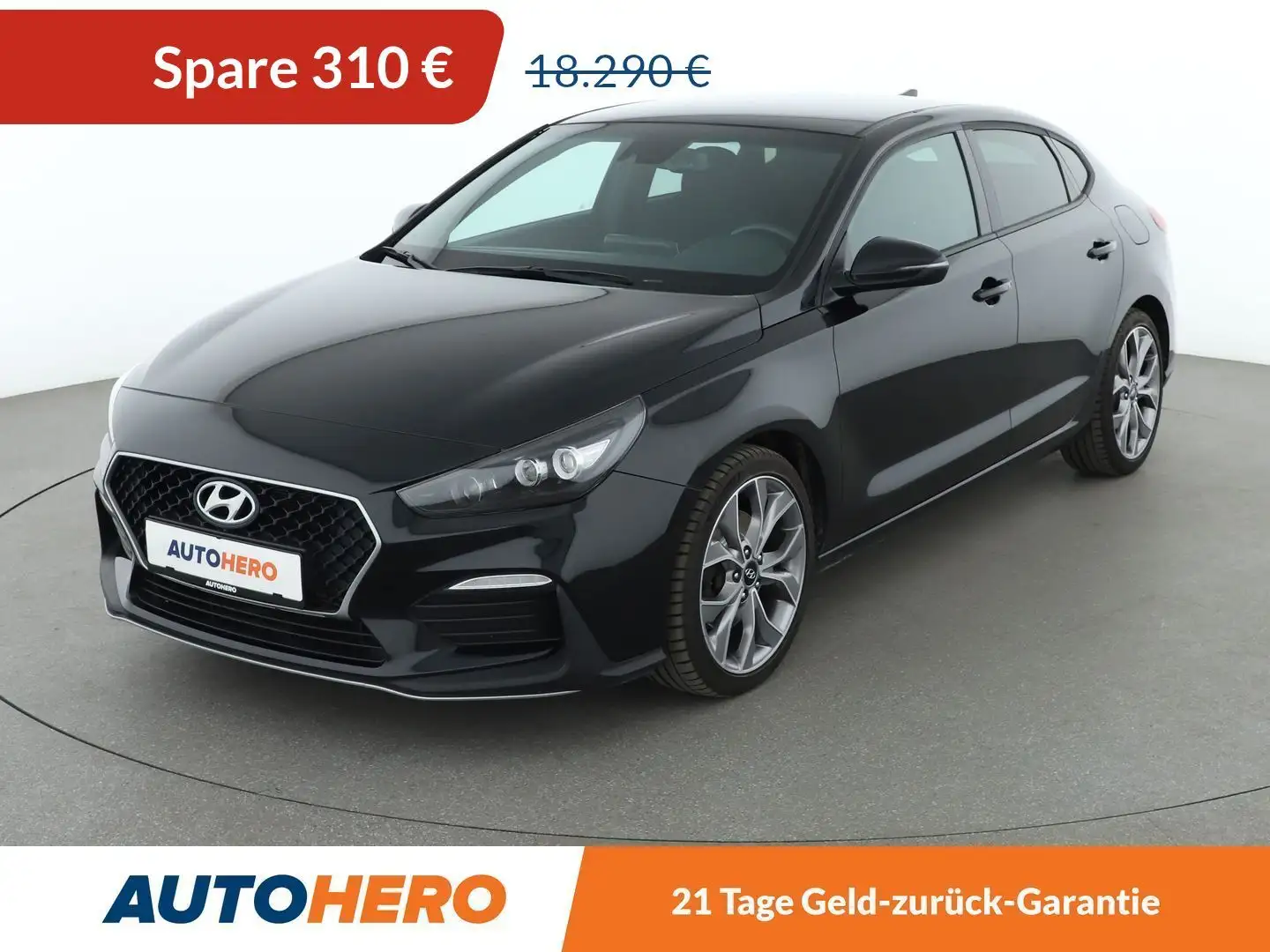 Hyundai i30 1.4 TGDI N-Line*LED*SPUR*PDC*SHZ*KLIMA* Noir - 1