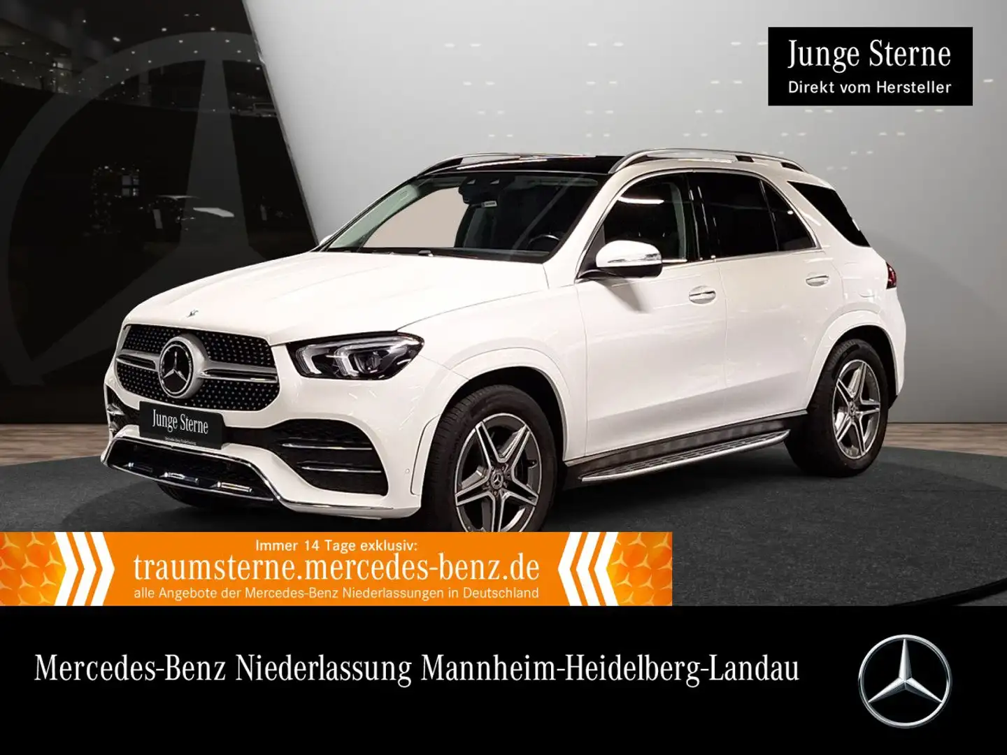 Mercedes-Benz GLE 350 e 4M AMG+PANO+360+LED+FAHRASS+20"+KEYLESS Weiß - 1