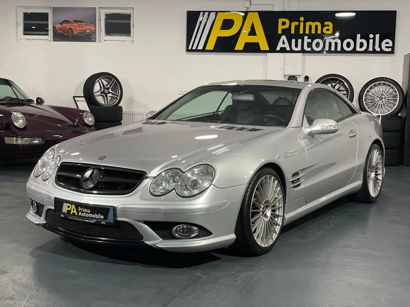 Mercedes-Benz SL 350 Roadster / SL 65 AMG Optik Keyless Xenon Argent - 2