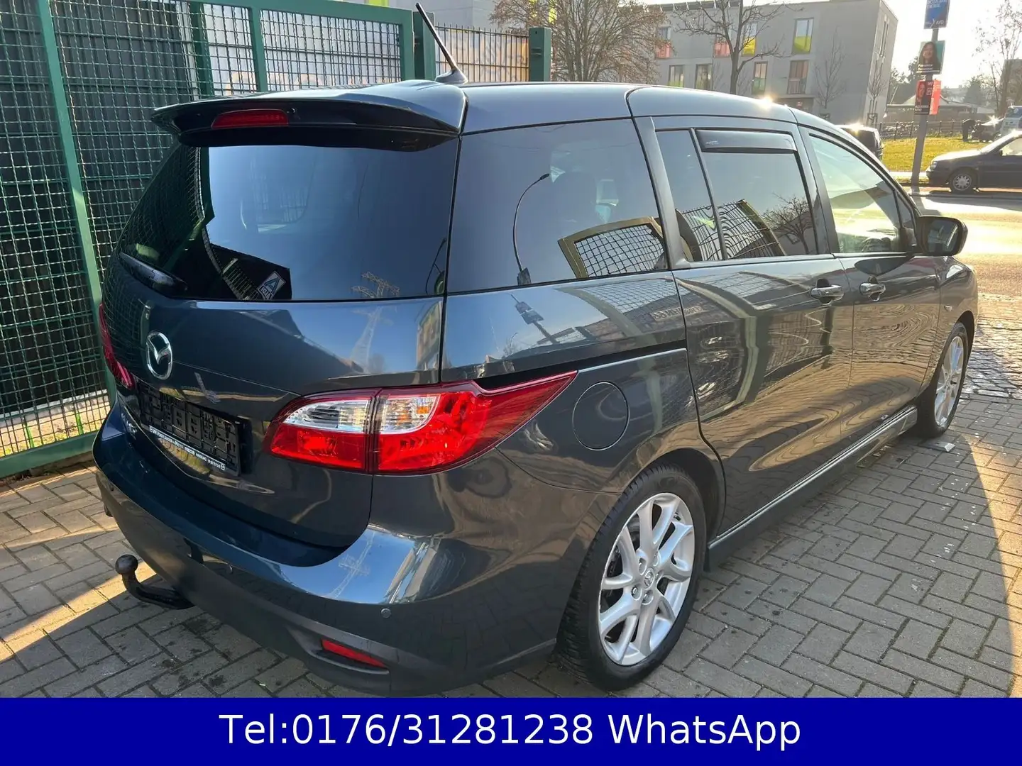 Mazda 5 Sports-Line 2.0 !! Voll-Leder E-Türen-AHK Tüv Grau - 1