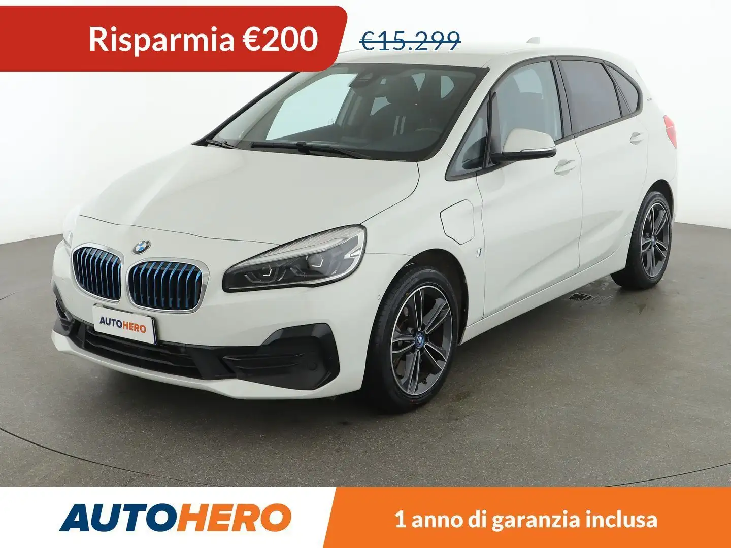 BMW 225 225xe Active Tourer Sport Line aut PHEV Blanc - 1