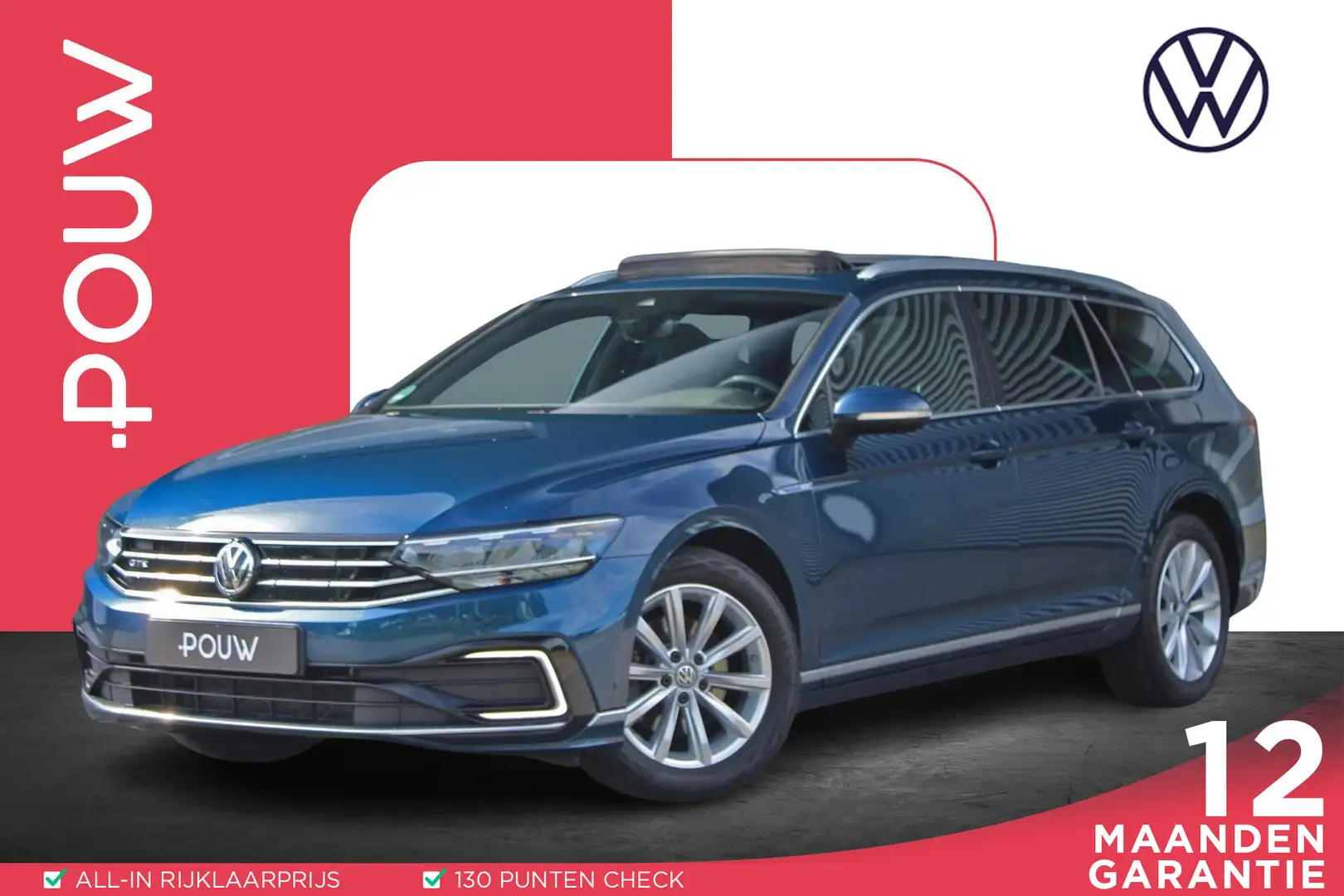 Volkswagen Passat Variant GTE 1.4 TSI 218pk DSG PHEV Business | Trekhaak Weg Blauw - 1