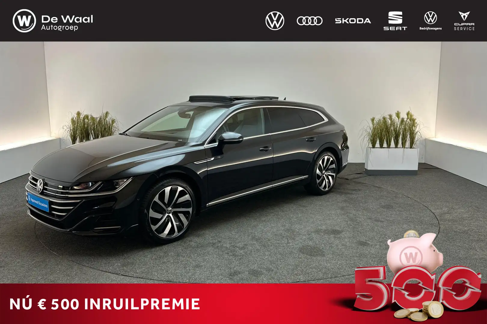 Volkswagen Arteon Shooting Brake 1.4 TSI 218pk DSG eHybrid R Line Bu Noir - 1