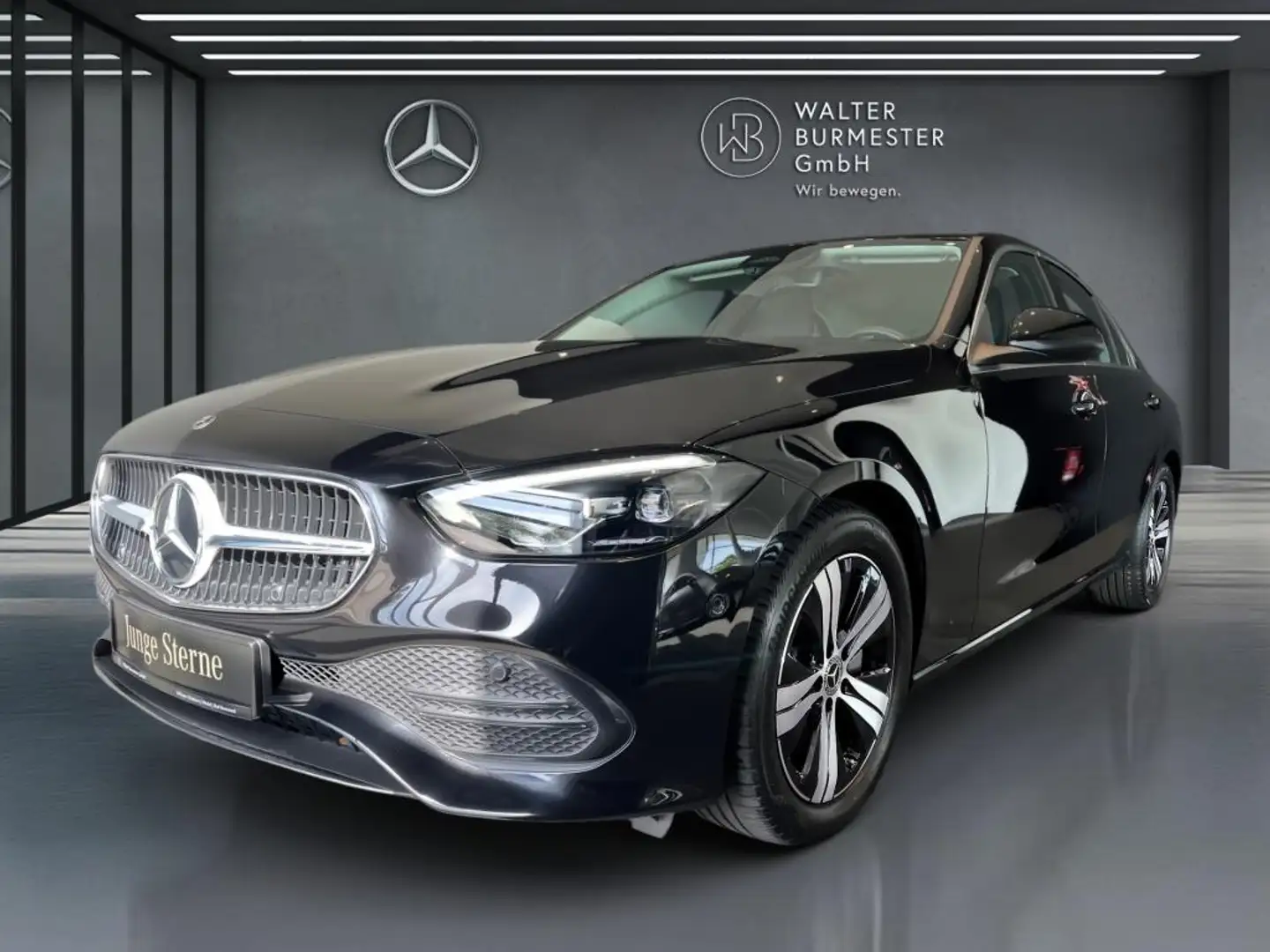 Mercedes-Benz C 200 +Avantgarde+KAMERA+Ambiente+SHZ+AUT+PDC Zwart - 1