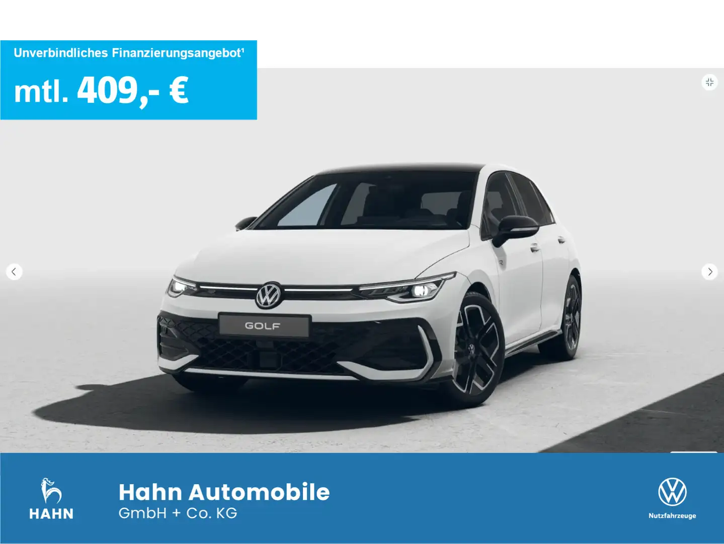 Volkswagen Golf R-Line 1,5 l eTSI OPF 150 PS DSG Weiß - 1