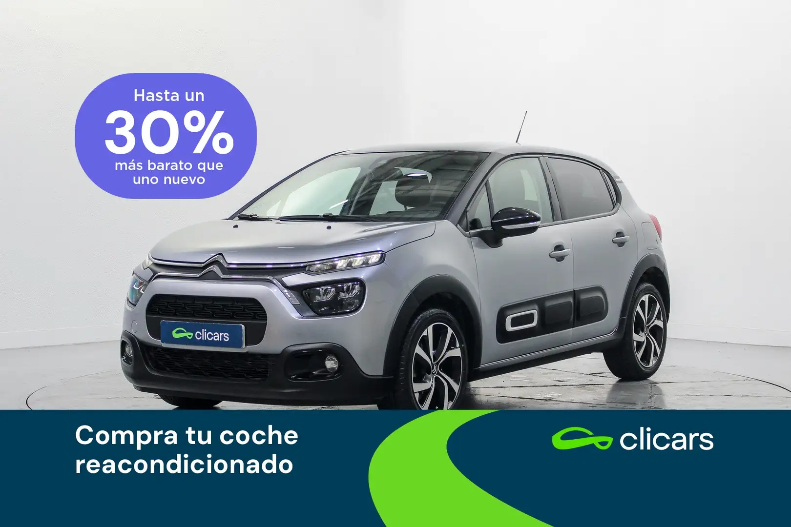 Citroen C3 1.2 PureTech S&S Shine 110 Argento - 1