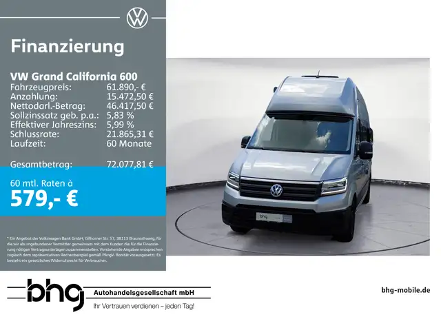 Volkswagen Grand California 2.0 TDI DSG