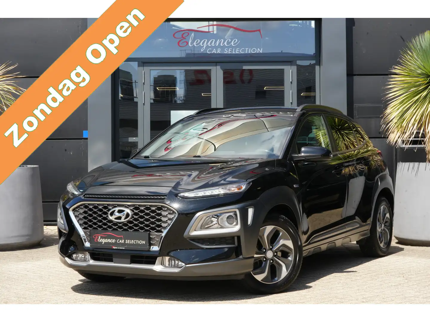 Hyundai KONA 1.6 GDI HEV Fashion 105pk Trekhaak/Head-up/Camera Negru - 1