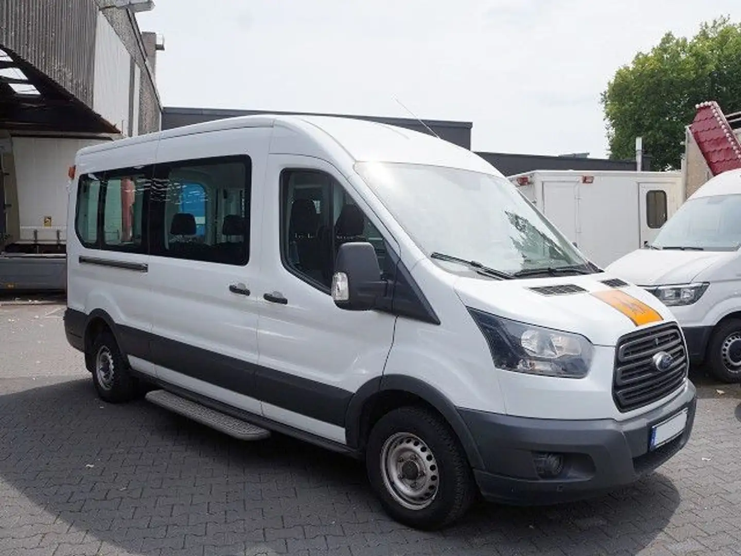 Ford Transit Lang L3H2 Schulbus 9 Sitze PDC Blanc - 2