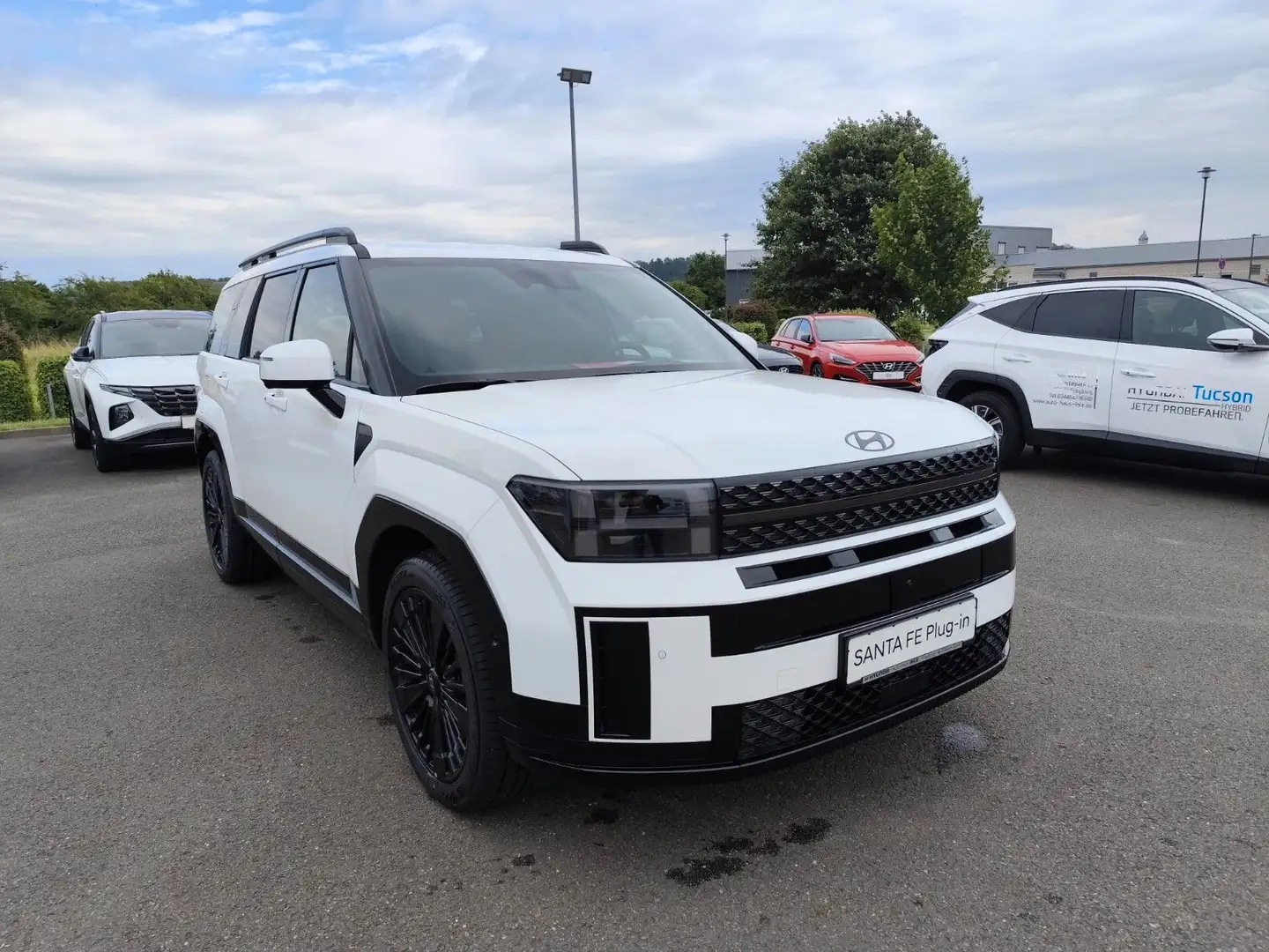Hyundai SANTA FE 1.6 T-GDI Plug-InHyb Blackline 4WD Auto Weiß - 2