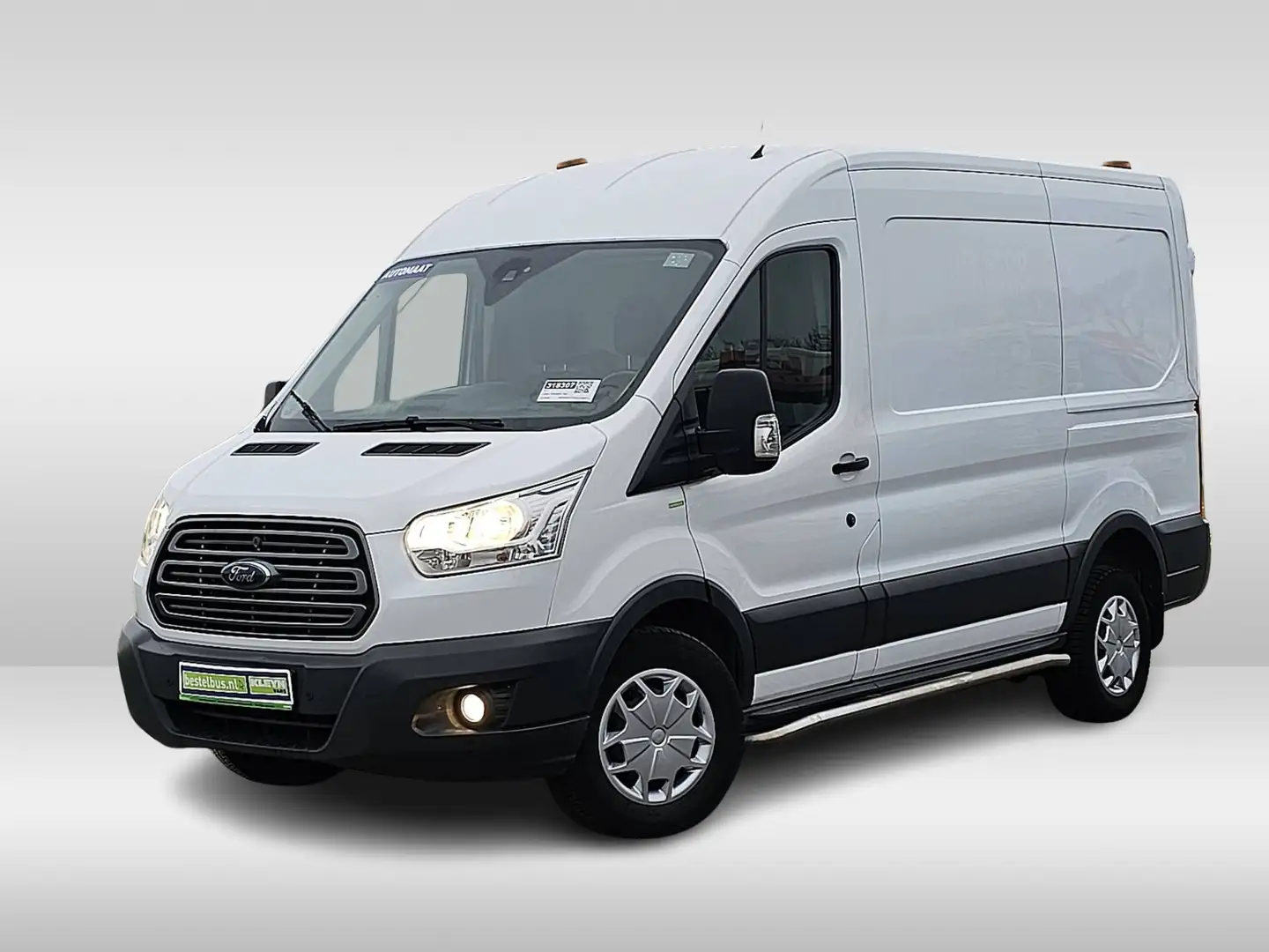 Ford Transit 350 2.0 TDCI L2H2 Trend automaat, airco, navi, sid Wit - 1