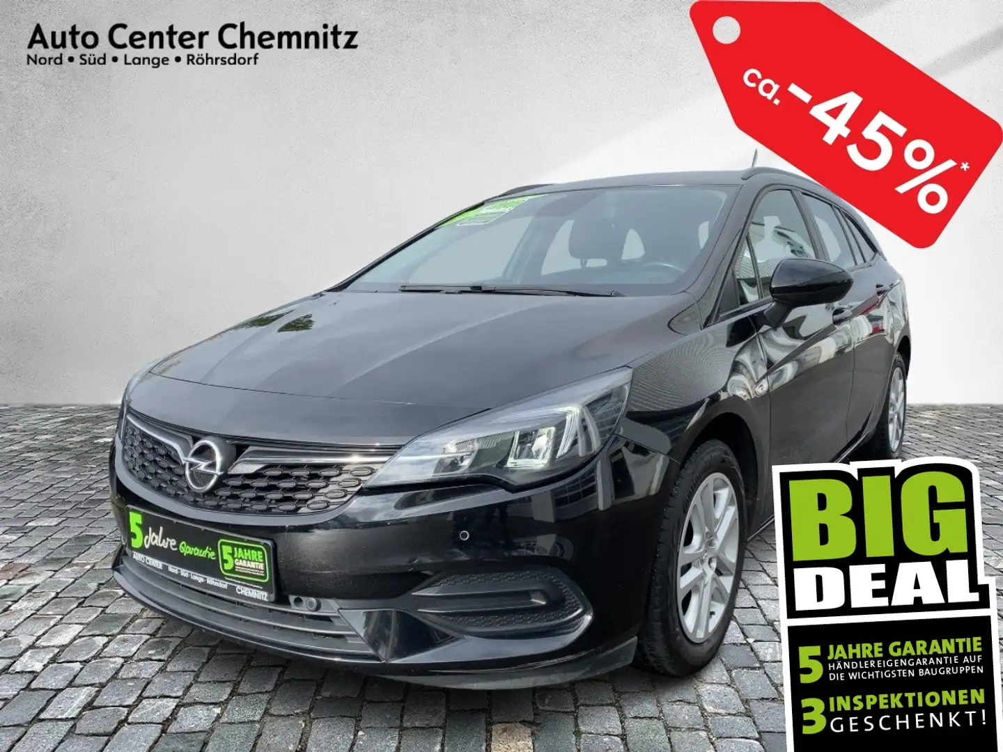 Opel Astra K ST 1.2 Edition LED/Multimedia/SHZ/LHZ/PDC Nero - 1
