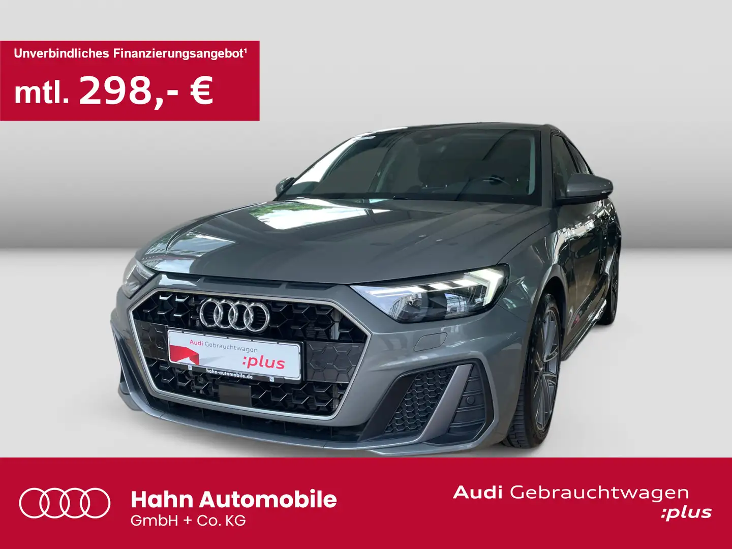 Audi A1 30TFSI 6-Gang S-line Navi LED PDC Grijs - 1