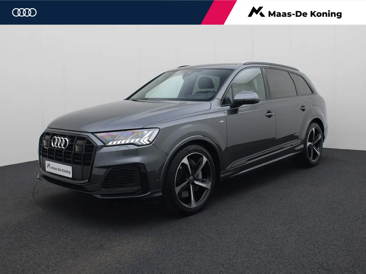 Audi Q7 55 TFSIe 381pk Tiptronic Quattro S Line · 360 Came Grijs - 1