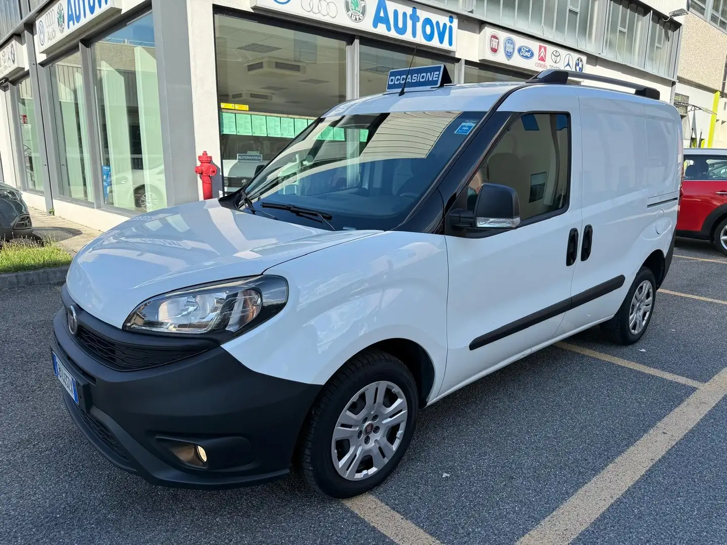 Fiat Doblo 1.3 Mjet 95CV Lounge PC-TN Furgone Lastrato 2 PLS Blanco - 1