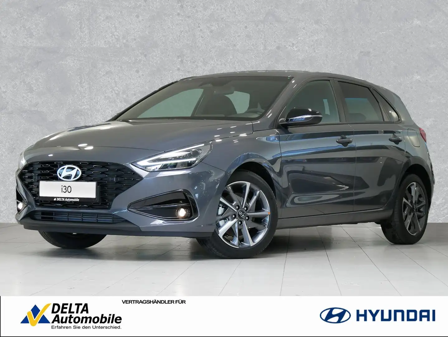Hyundai i30 FL 1.0 TGDI DCT Advantage Navi Voll-LED Kam Grijs - 1