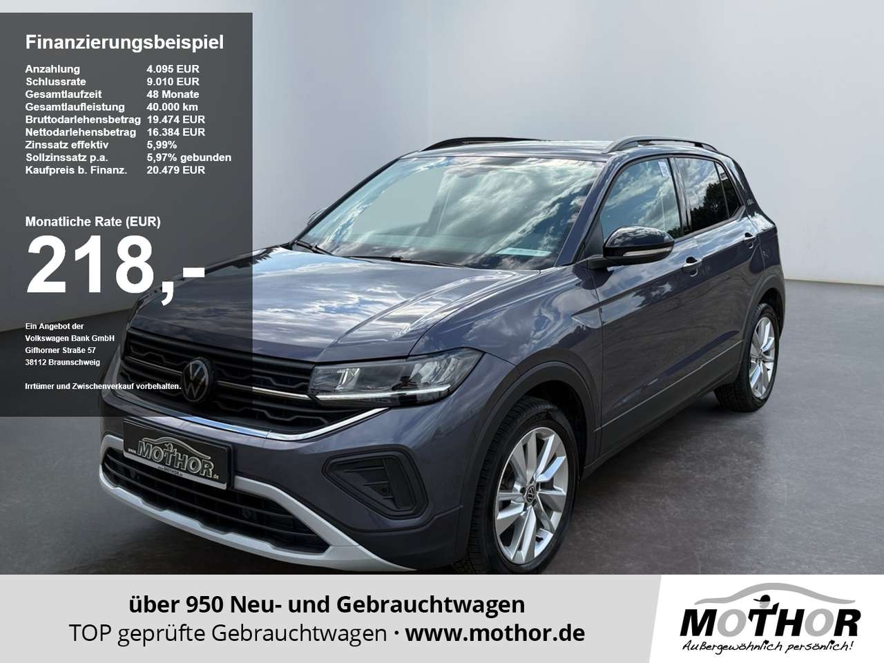 Volkswagen T-Cross 2025 — Goal 1.0 TSI ACC Navigation Climatronic
