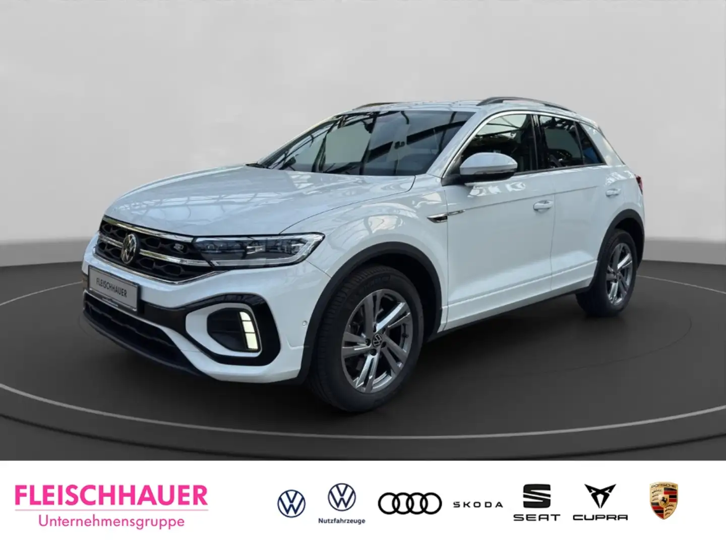 Volkswagen T-Roc R-Line 2.0 TDI Navi Digitales Cockpit Side Assist Weiß - 1
